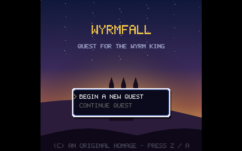Wyrmfall RPG gameplay